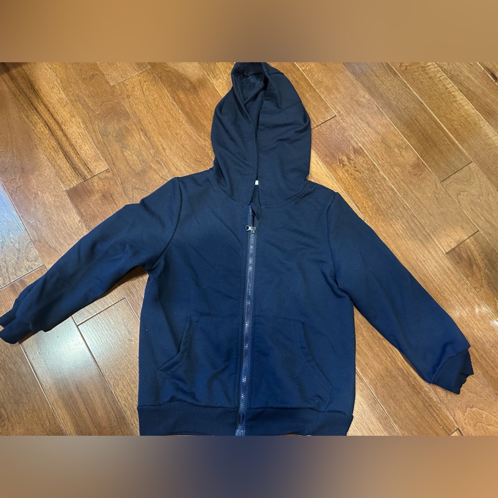 Navy Blue Kids Hoodie